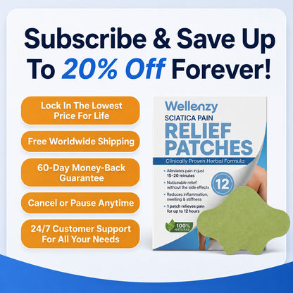 Sciatica Back Pain Relief Patches