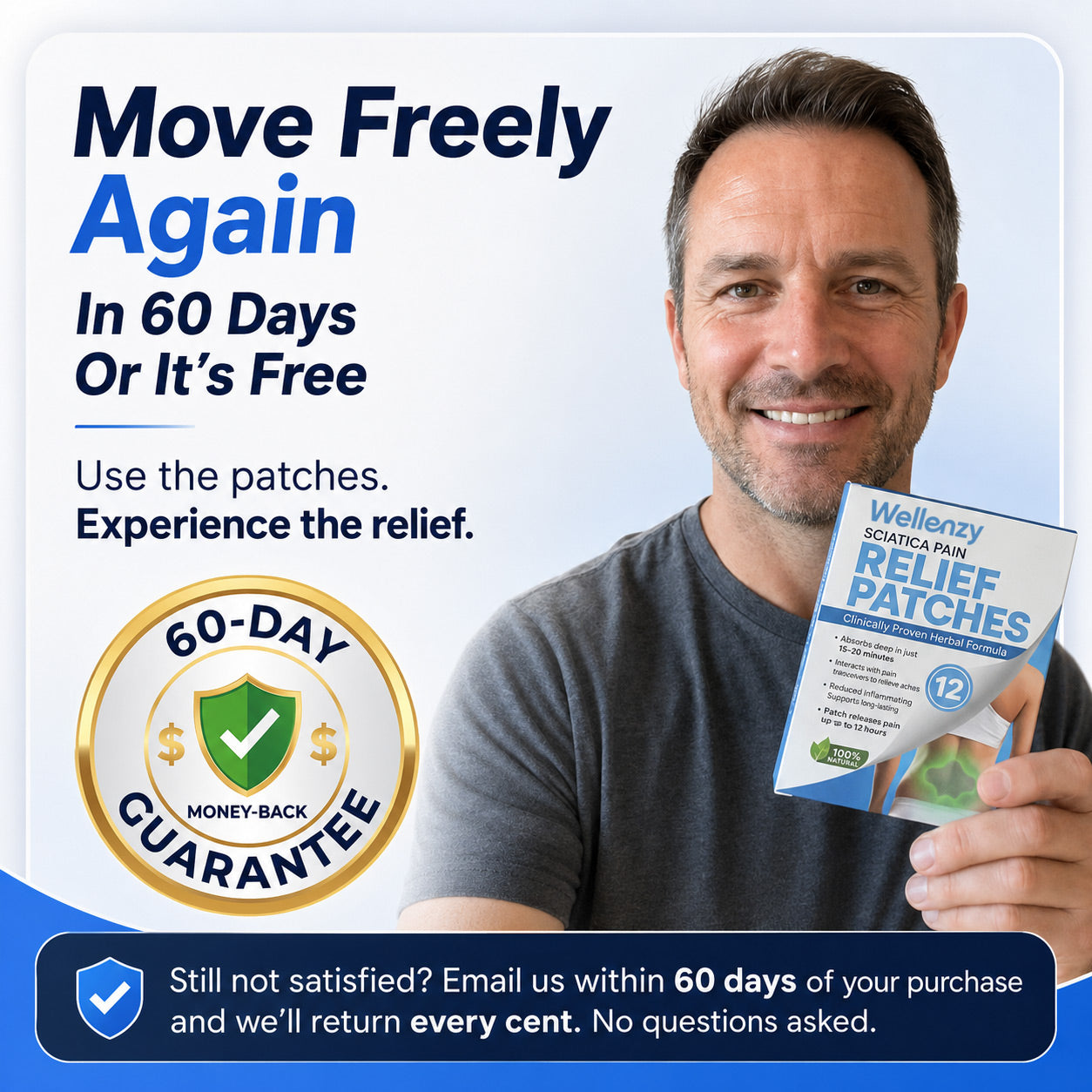 Sciatica Back Pain Relief Patches