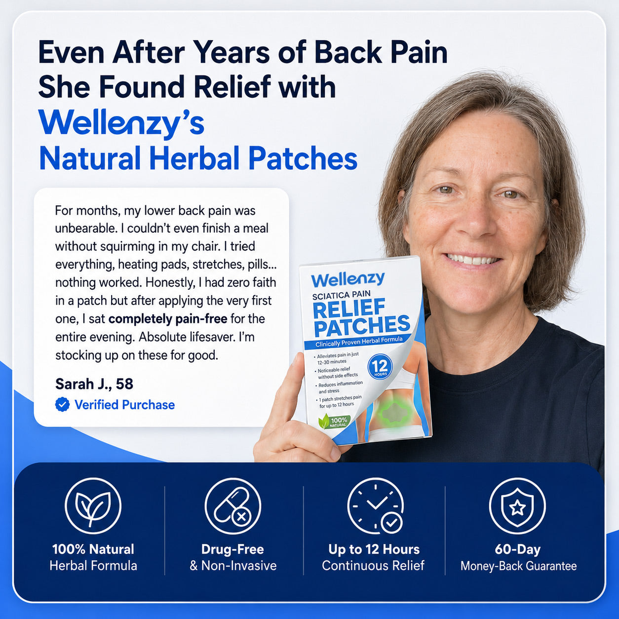 Sciatica Back Pain Relief Patches